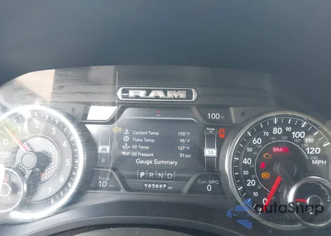 2019 Ram 1500 Big Horn/Lone Star 4X4 6'4 Box z USA, uszkodzony, nr VIN 1C6SRFMT8KN733898